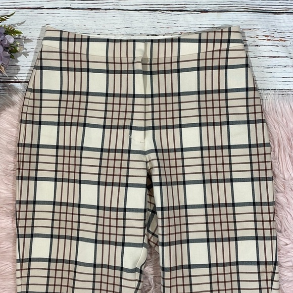 Aritzia Wilfred Genie Check Wide Leg High Rise Pant - Picture 4 of 9